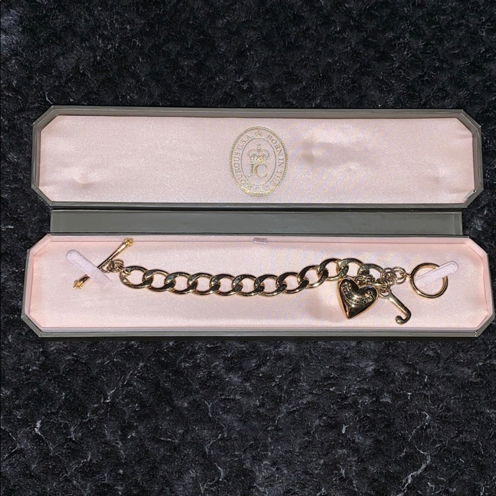 Juicy Couture gold starter bracelet